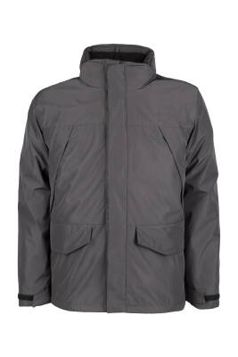 4IN1 Outdoor Mont Yağmurluk Su Geçirmez Leke Tutmaz Rüzgar Geçirmez Rüzgarlık Erkek Mont 3TECH03 - 1