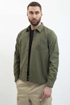 Outdoor Taktik Pamuklu Erkek Gömlek TACTEC04 - VAVWEAR
