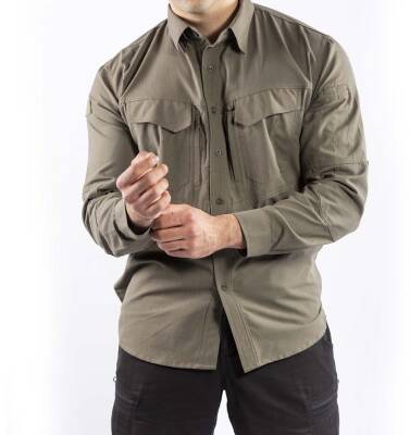 Outdoor Taktik Pamuklu Erkek Gömlek TACTEC01 - 1