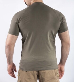 Taktik Outdoor Günlük T-shirt Erkek Kısa Kollu Pamuklu Elastan Esnek Ter Emer TTHIN03 - 14