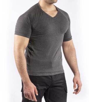 Taktik Outdoor Günlük T-shirt Erkek Kısa Kollu Pamuklu Elastan Esnek Ter Emer TTHIN03 - 9