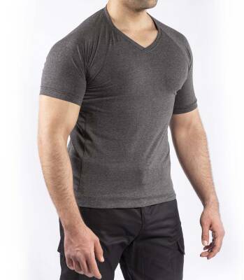 Taktik Outdoor Günlük T-shirt Erkek Kısa Kollu Pamuklu Elastan Esnek Ter Emer TTHIN03 - 9