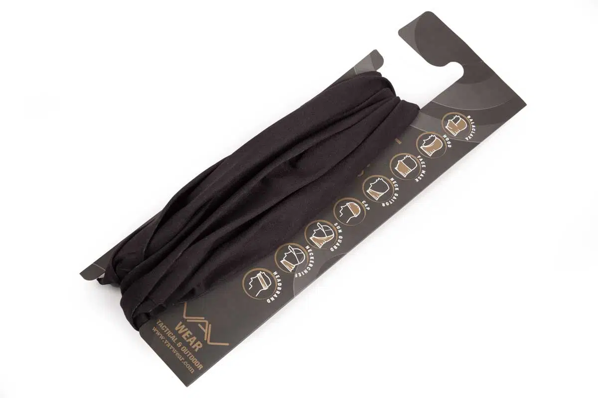 Boyunluk Bileklik Bandana Maske BUFFO01 - DÜZ SİYAH