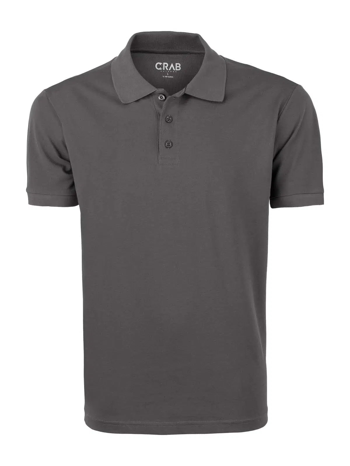 Günlük Erkek Kısa Kollu T-shirt Pamuklu TACOL01 - ANTRASİT