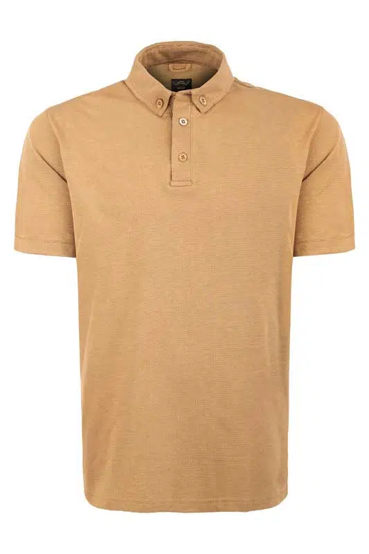 Outdoor Günlük Erkek Kısa Kollu T-shirt Pamuklu TLAC01 - BEJ