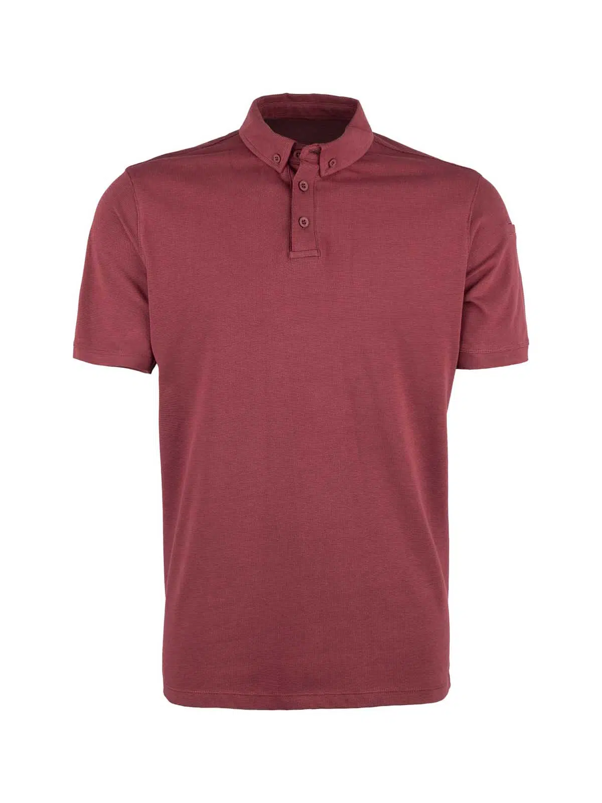 Outdoor Günlük Erkek Kısa Kollu T-shirt Pamuklu TLAC01 - BORDO