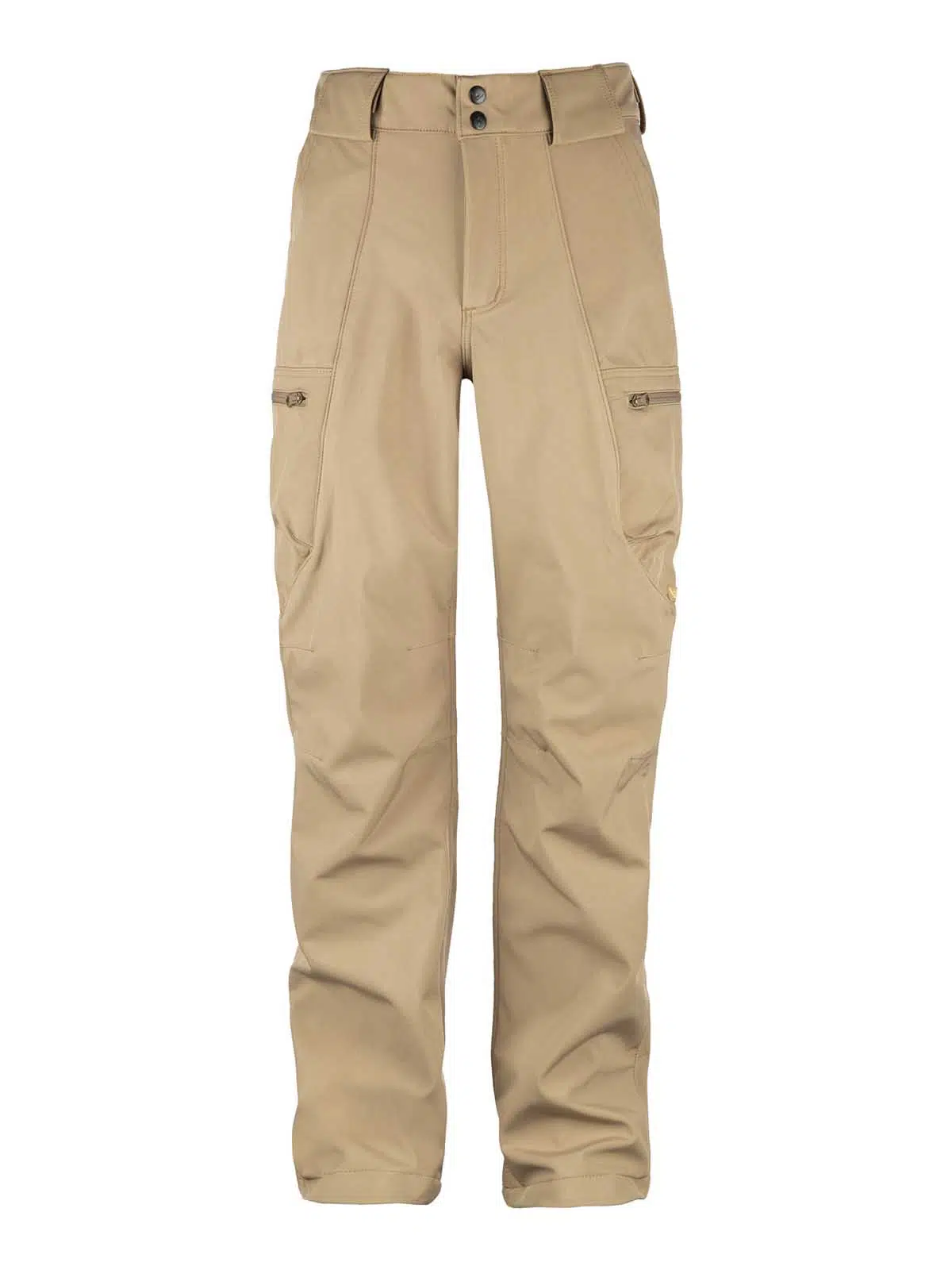 Outdoor Softshell Erkek Pantolon Polarlı Su Geçirmez Kayak SHELLHT12 - BEJ