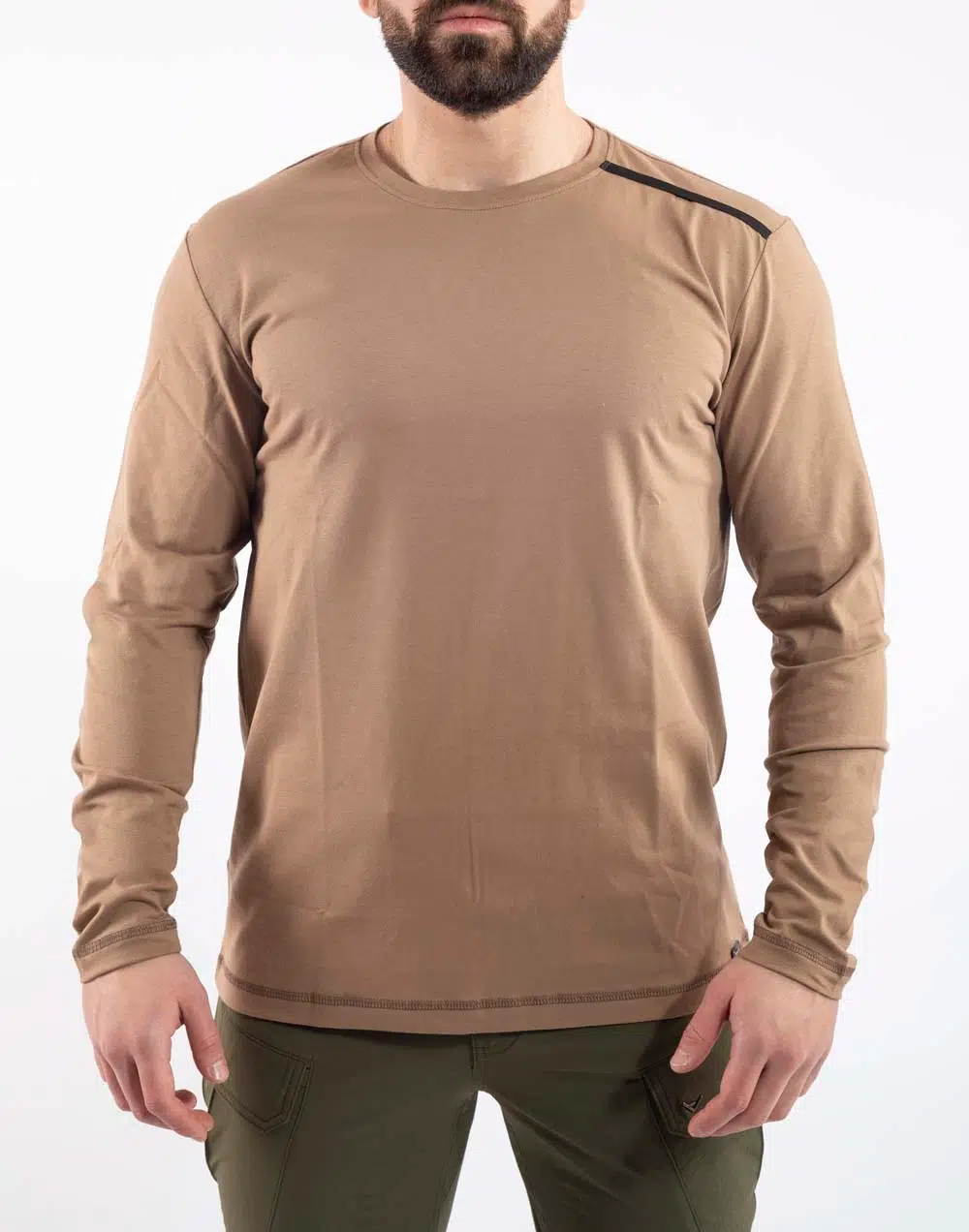 Outdoor T-shirt Basic Pamuklu Erkek BASETI04 - BEJ