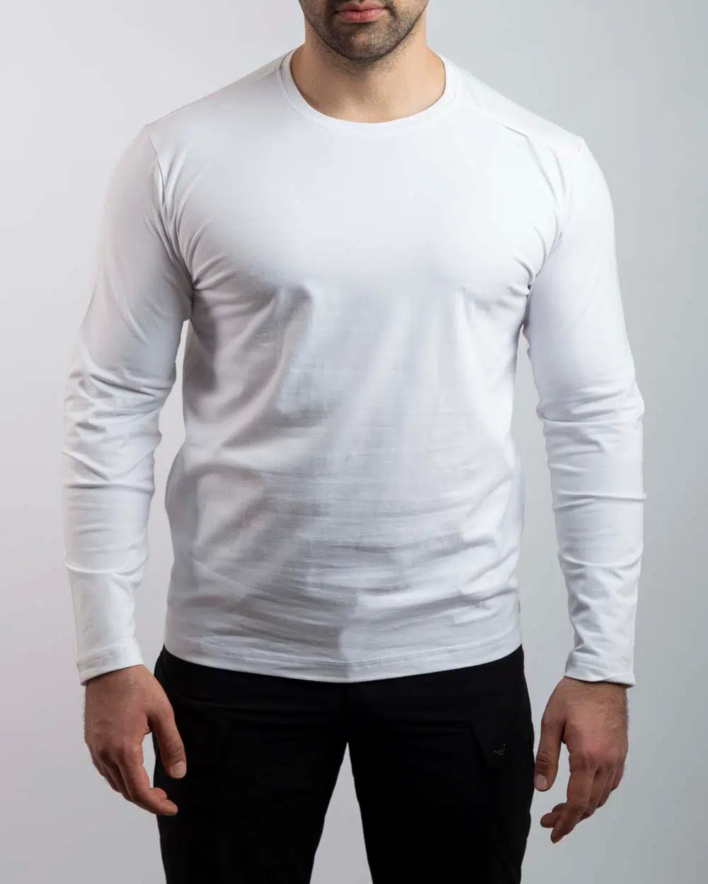 Outdoor T-shirt Basic Pamuklu Erkek BASETI04 - BEYAZ