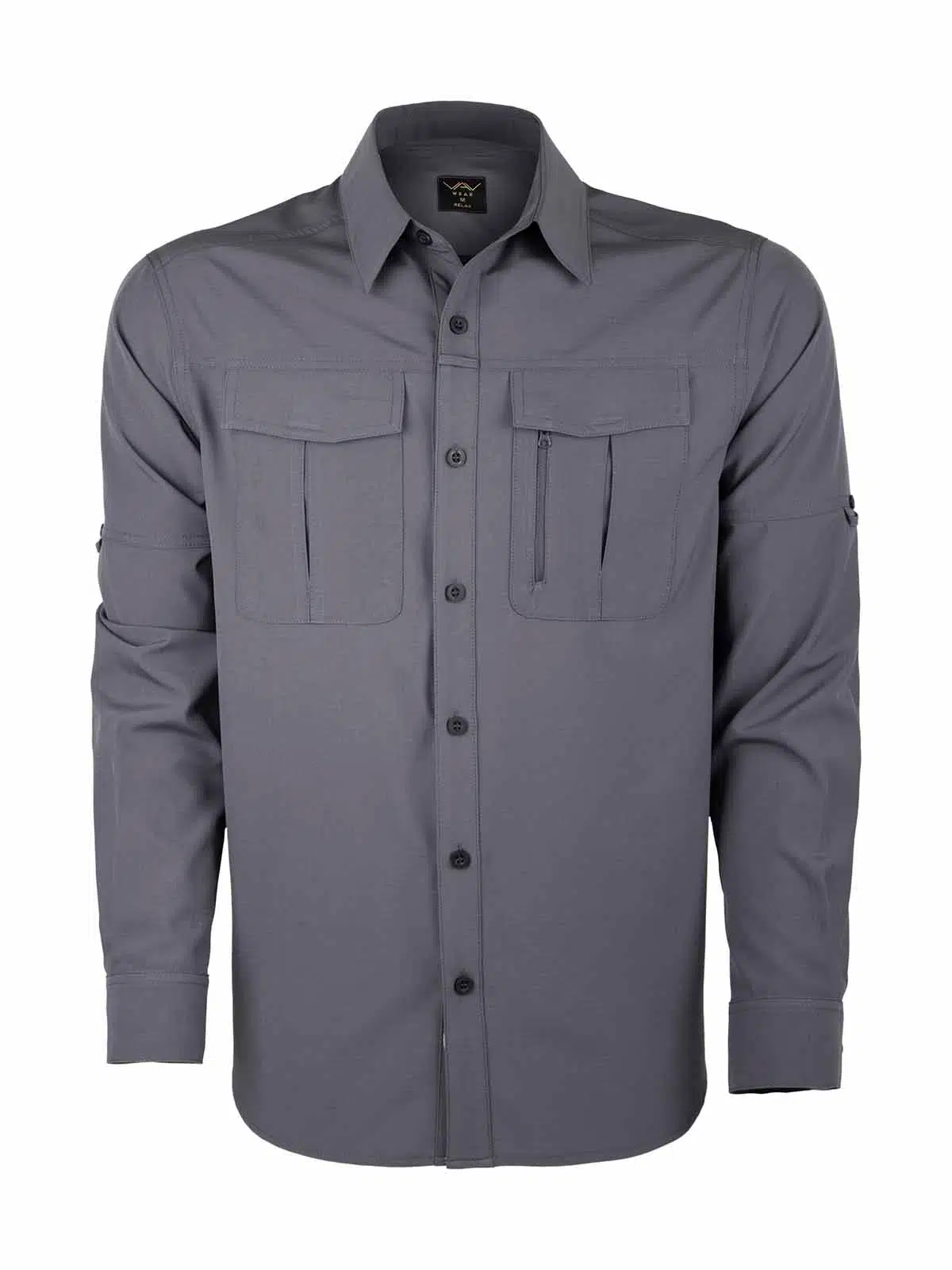 Outdoor Tactical Gömlek Esnek Fit Erkek TACFLEX02 - FÜME