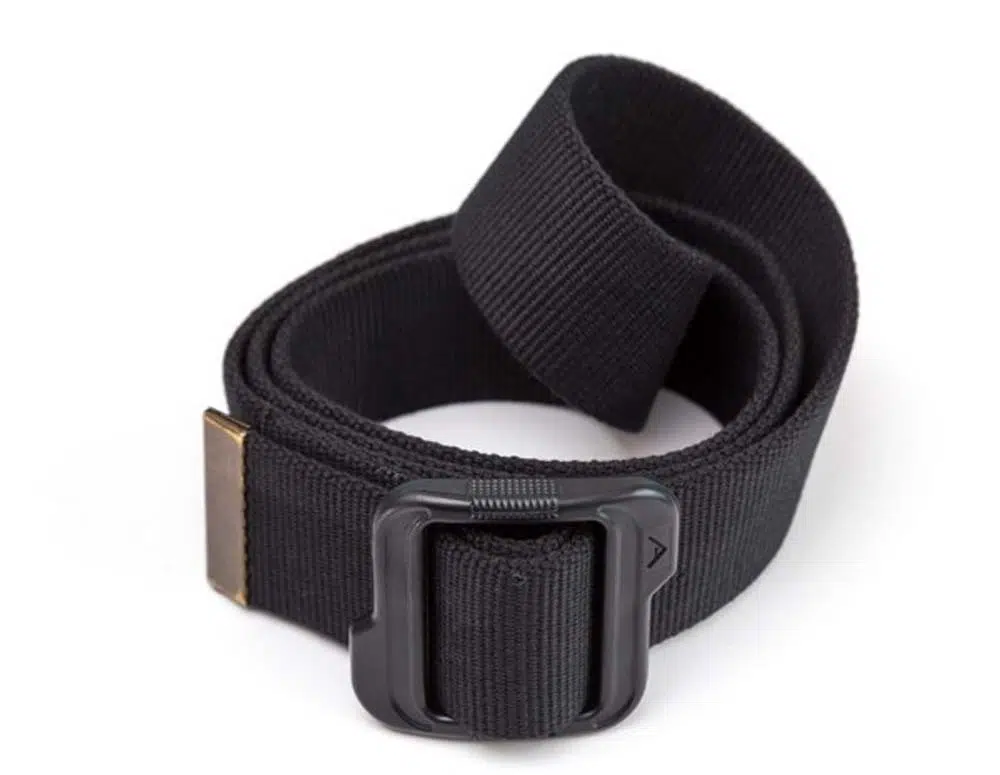 Outdoor Tactical Kot Kemer Dayanıklı Polyester Sık Dokuma Plastik Tokalı TKTK-KMR01 - SİYAH