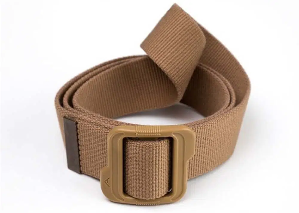 Outdoor Tactical Kot Kemer Dayanıklı Polyester Sık Dokuma Plastik Tokalı TKTK-KMR01 - BEJ