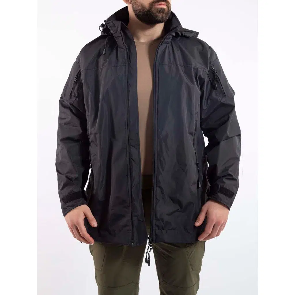 Outdoor Tactical Yağmurluk Su Geçirmez Leke Tutmaz Rüzgar Geçirmez Rüzgarlık Erkek Mont 3TECH01 - LACİVERT