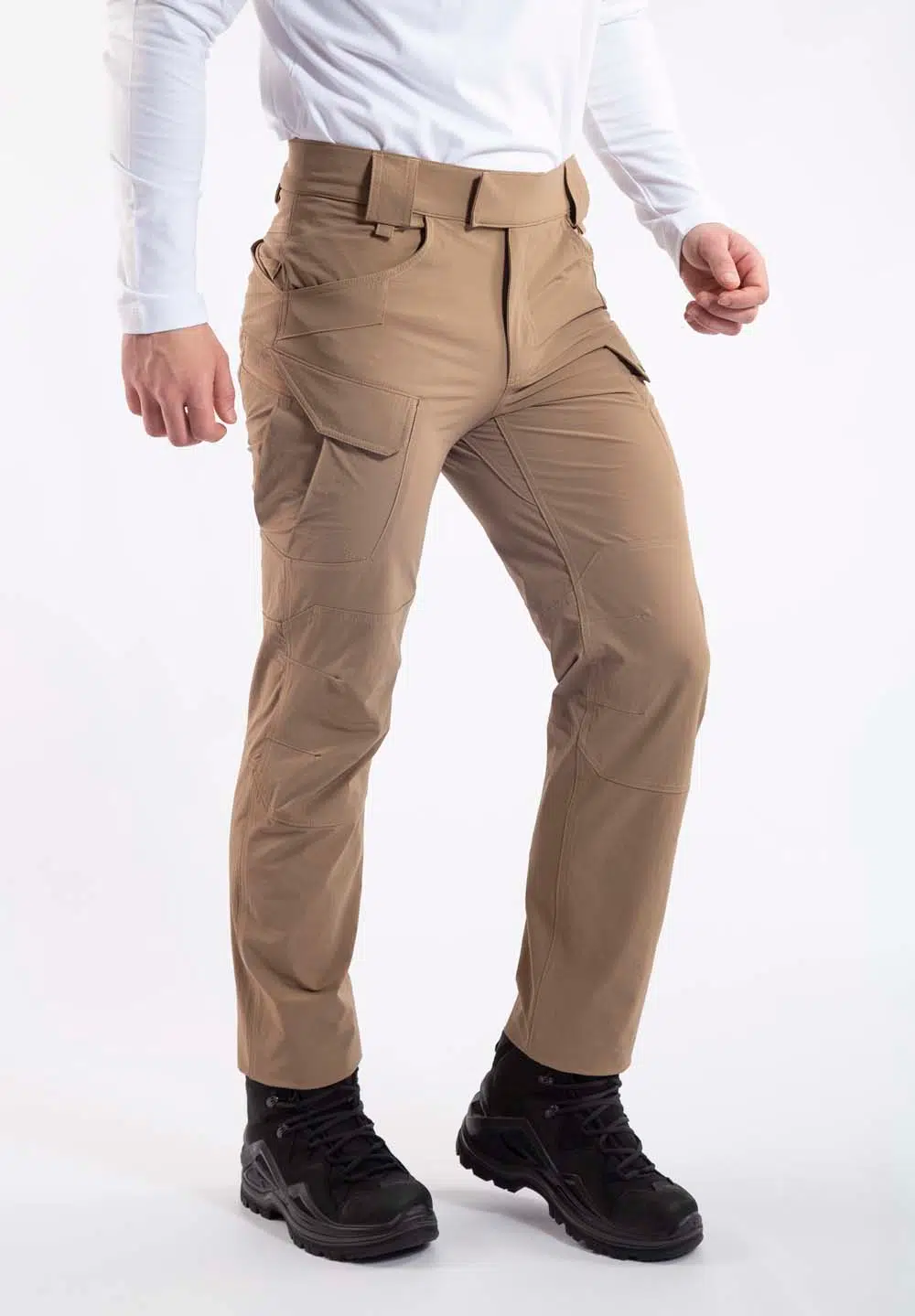 Outdoor Taktik Esnek Rahat Su İtici Erkek Pantolon TACFLEX11 - BEJ