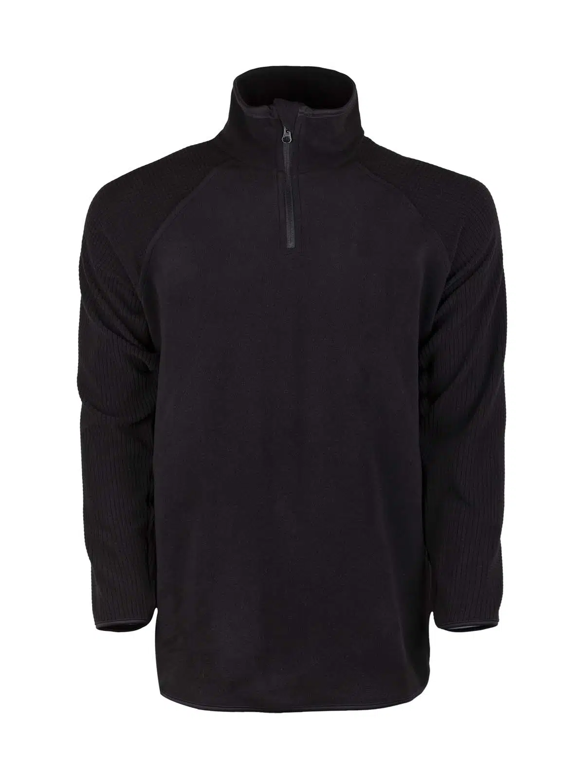 Tactical Outdoor Erkek Petek Polar Sweatshirt Tüylenmez POLSW06 - SİYAH