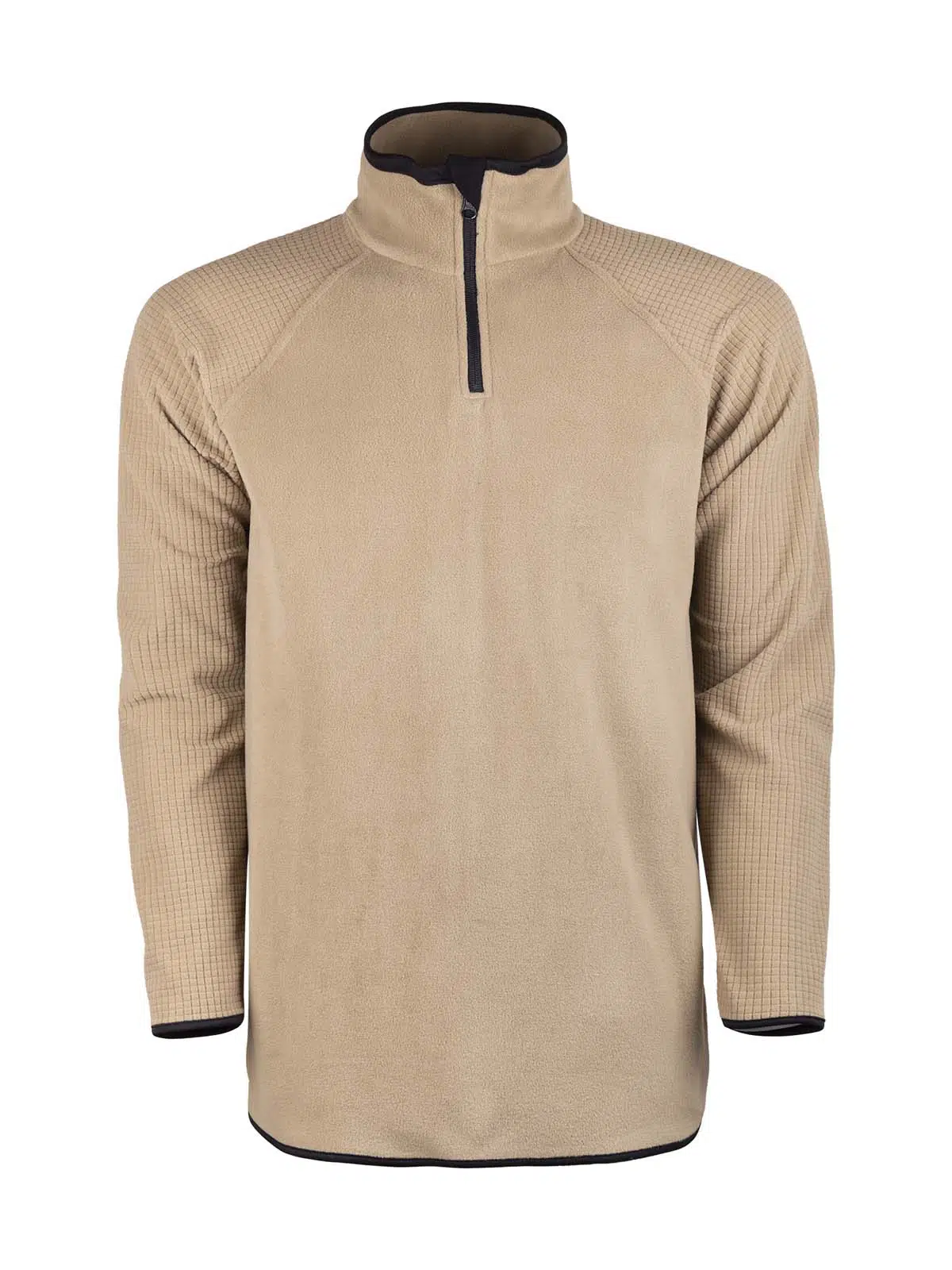 Tactical Outdoor Erkek Petek Polar Sweatshirt Tüylenmez POLSW06 - BEJ