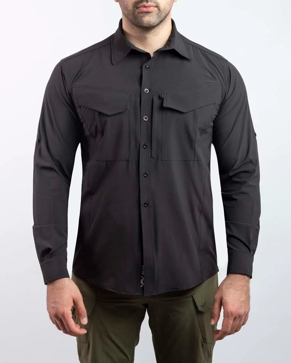 Tactical Outdoor Gömlek Esnek Fit Erkek TACFLEX01 - SİYAH