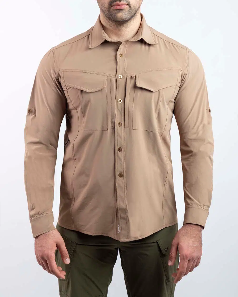 Tactical Outdoor Gömlek Esnek Fit Erkek TACFLEX01 - BEJ