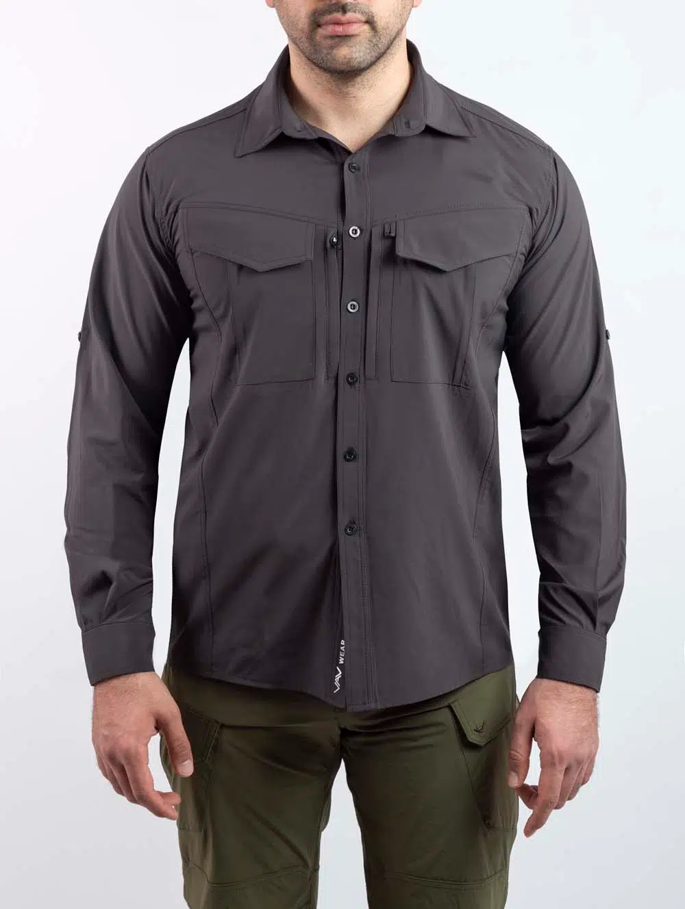 Tactical Outdoor Gömlek Esnek Fit Erkek TACFLEX01 - FÜME
