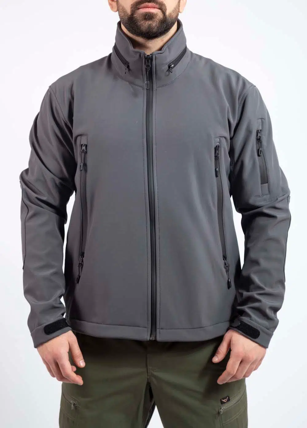 Tactical Outdoor Softshell Erkek Mont SHELLHT04 - GRİ