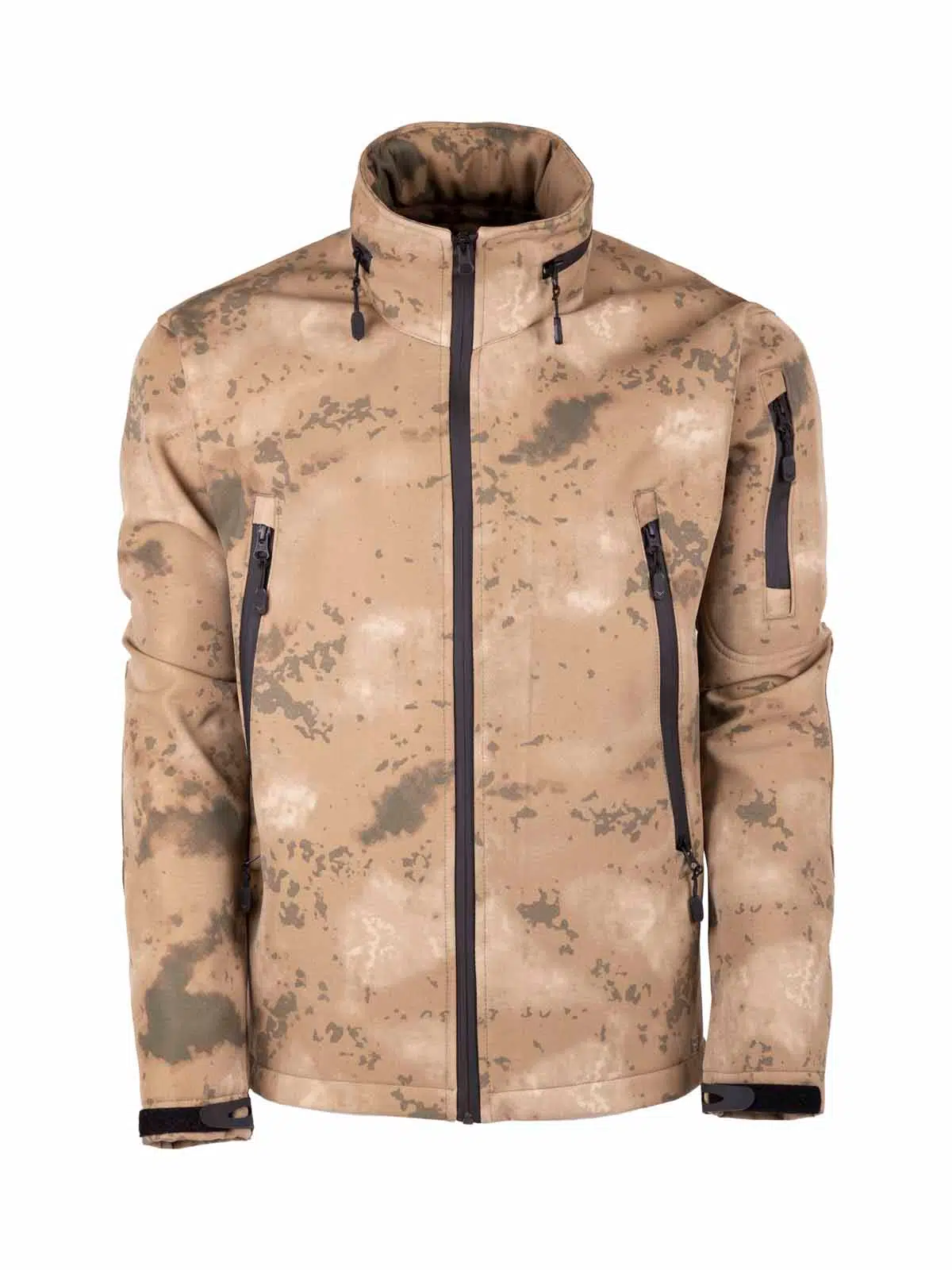 Tactical Outdoor Softshell Erkek Mont SHELLHT04 - BEJ MULTİCAM