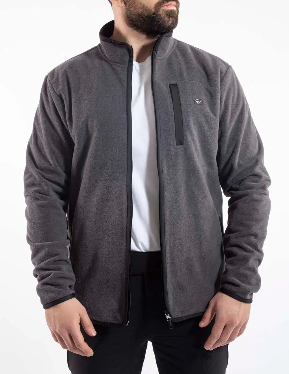 Tactical Outdoor Su Geçirmez Erkek Polar Sweatshirt Tüylenmez POLTAC03 - FÜME