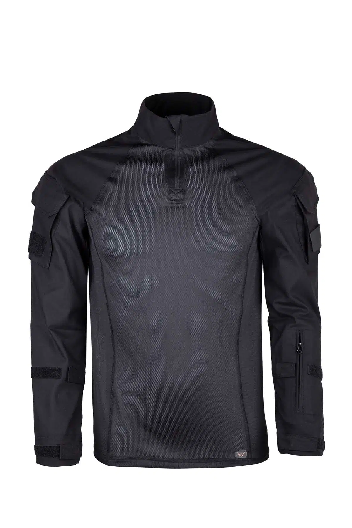 Taktik Kombat Terletmez Fit Kamuflaj Erkek Sweatshirt COMPAT01 - SİYAH