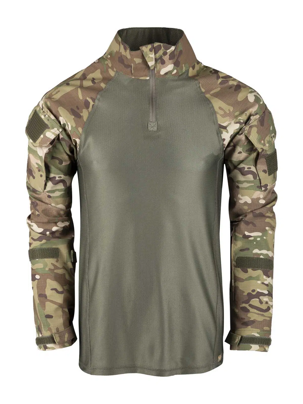 Taktik Kombat Terletmez Fit Kamuflaj Erkek Sweatshirt COMPAT01 - HAKİ MULTİCAM