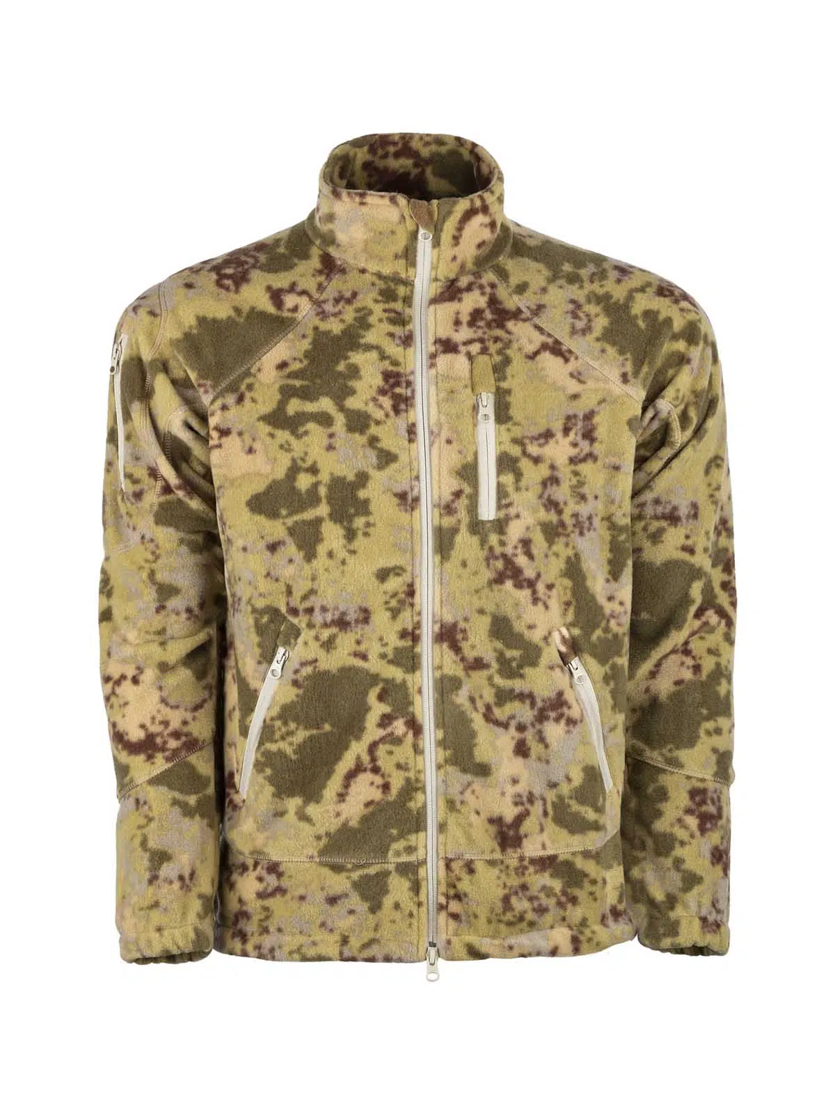 Taktik Outdoor Erkek Petek Polar Sweatshirt Tüylenmez POLTAC04 - HAKİ MULTİCAM